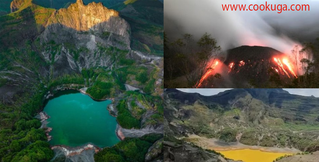 Gunung Kelud Keagungan Alam